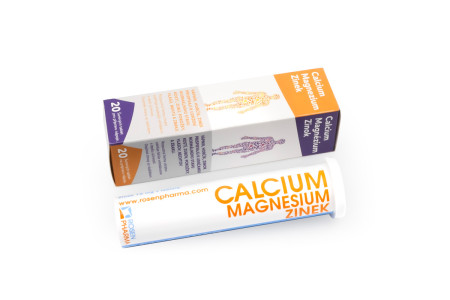 Calcium, Magnesium, Zinek - šumivé tablety