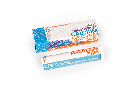 Calcium, Magnesium, Zinek - šumivé tablety