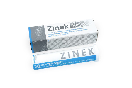 Zinek - šumivé tablety