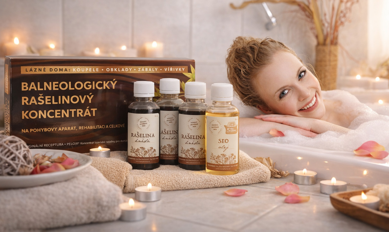 Domácí rašelinová koupel